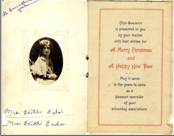 Photo of Hamilton Chapel Booklet, pages 1,2 (1927)
