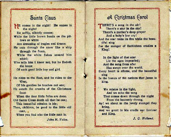 Photo of Hamilton Chapel Booklet, pages 7,8 (1927)