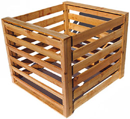 Photo of Cedar Bin Composting system