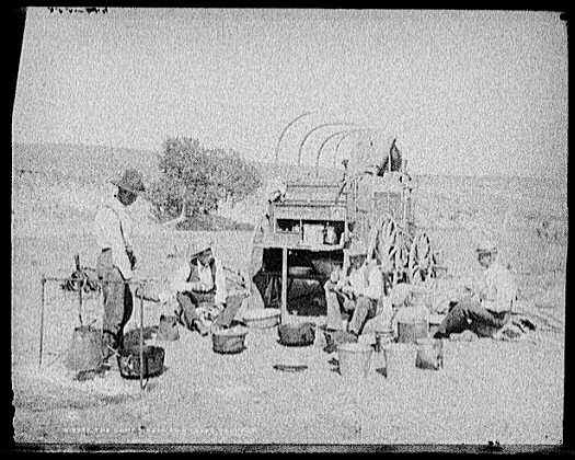 Photo of early-day Chuckwagon