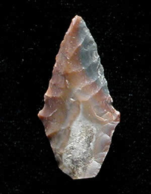 Photo of Alibates Flint Dart Point found Near Amarillo Texas